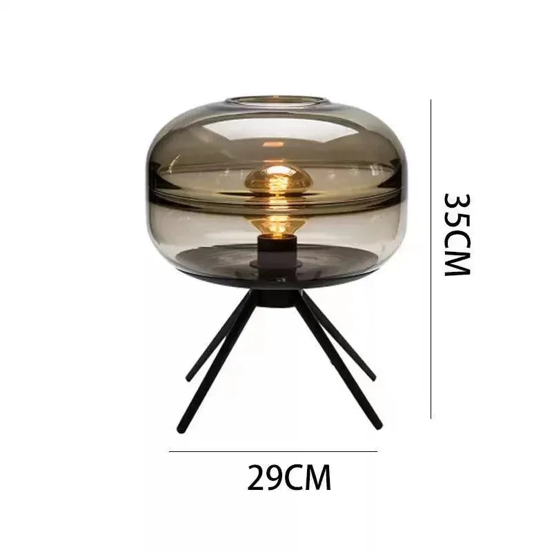 Lampada da Pavimento in Vetro Nordic Postmoderno