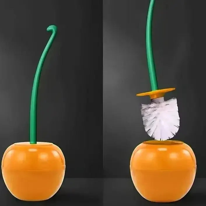 Spazzolone da Toilette a Forma di Ciliegia