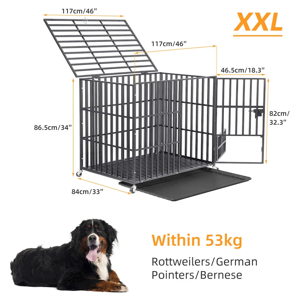 Gabbia per Cani Ultra Resistente BORWART