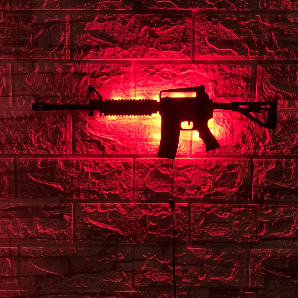 Lampada da Parete LED 3D Gun Style