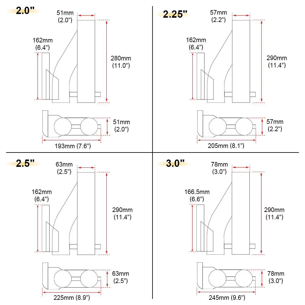 Scarico Elettrico Cutout Doppia Valvola PQY