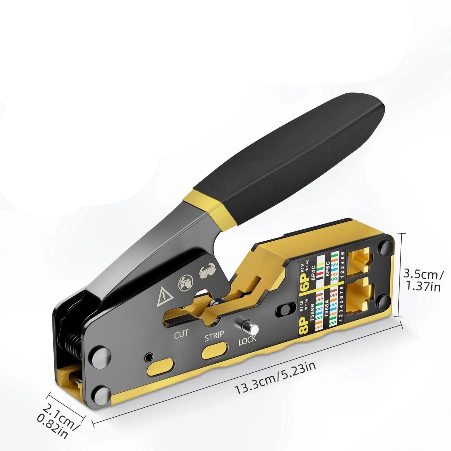 Crimpatrice Ethernet Professionale Cat6 / Cat5 / Cat5e