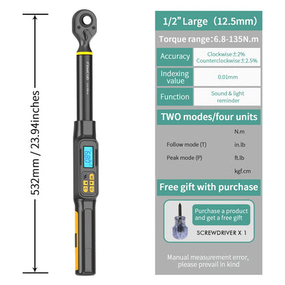MoveCrab Digital Torque Wrench
