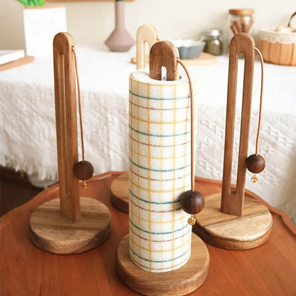 Portarotolo da Cucina in Legno