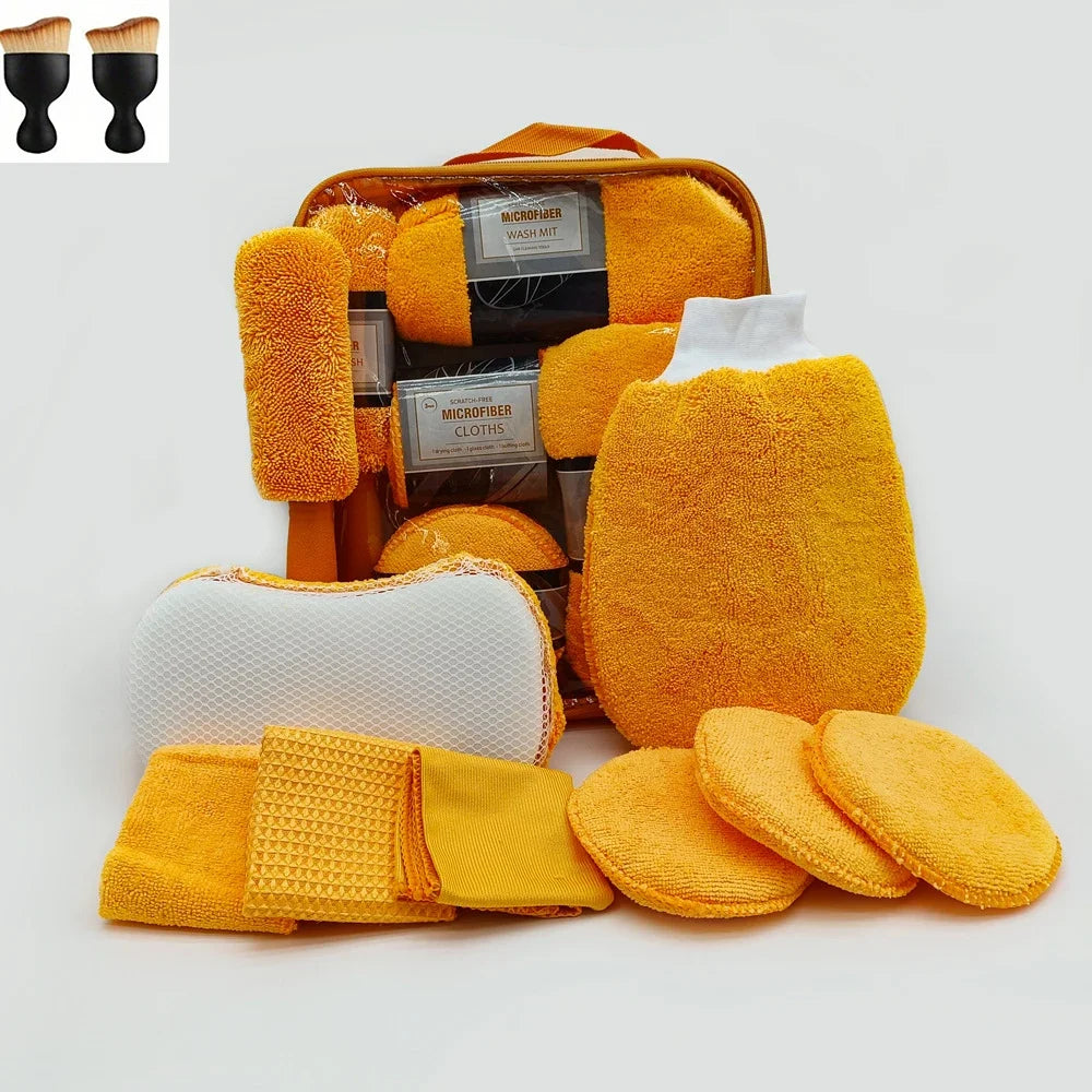 Kit Pulizia Auto 11 pezzi