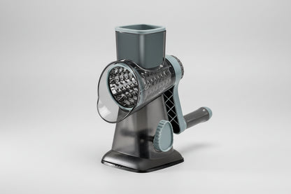 Grattugia Rotante 3 in 1 in Acciaio Inox
