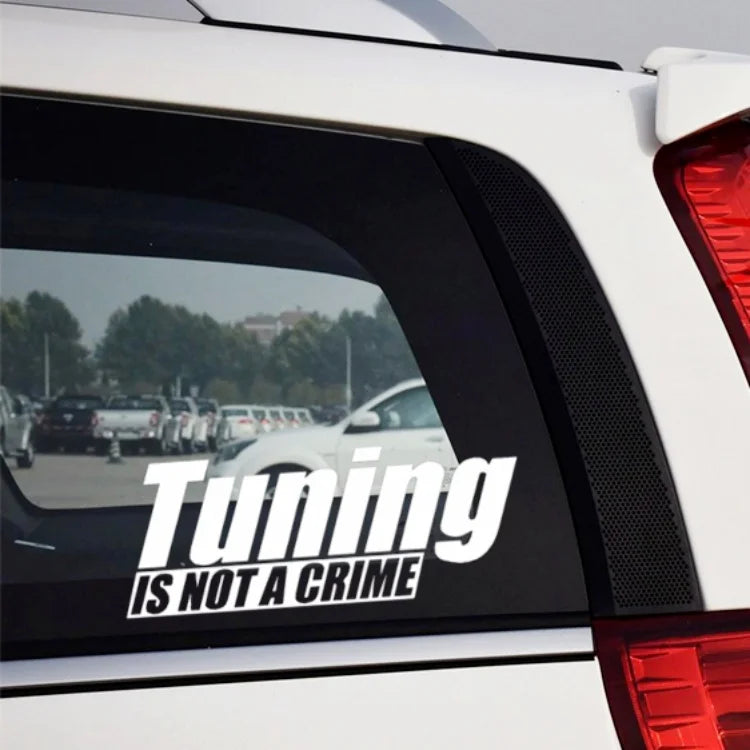 Adesivo "Tuning Is Not A Crime"