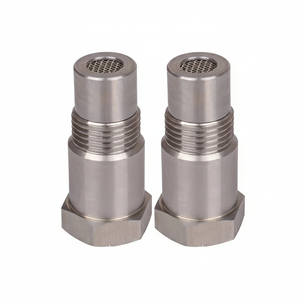 2PCS Off-Road Performance Oxygen Sensor Adapter M18×1.5 CEL Fix O2 Sensor