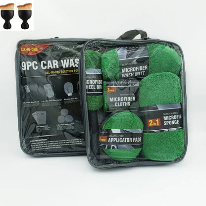 Kit Pulizia Auto 11 pezzi