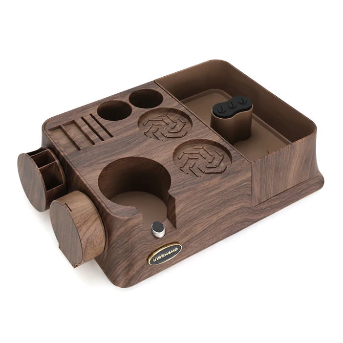 Stazione Tamper Espresso con Knock Box Magnetico