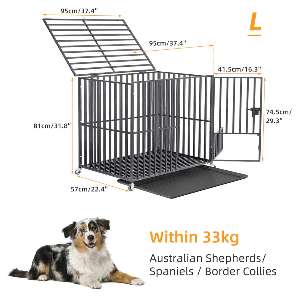 Gabbia per Cani Ultra Resistente BORWART