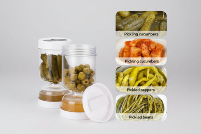 Contenitore con Colino per Olive e Sottaceti