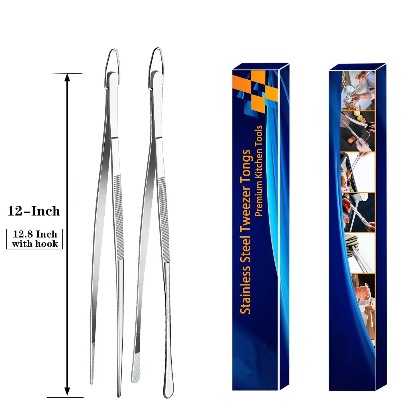Pinze da Cucina in Acciaio Inox 30 cm