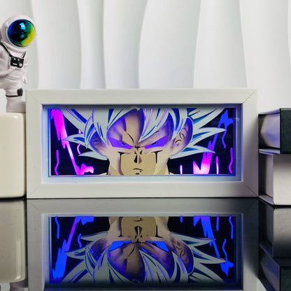 Light Box LED 3D con Intaglio su Carta