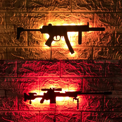 Lampada da Parete LED 3D Gun Style