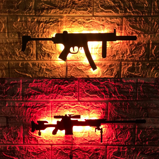 Lampada da Parete LED 3D Gun Style