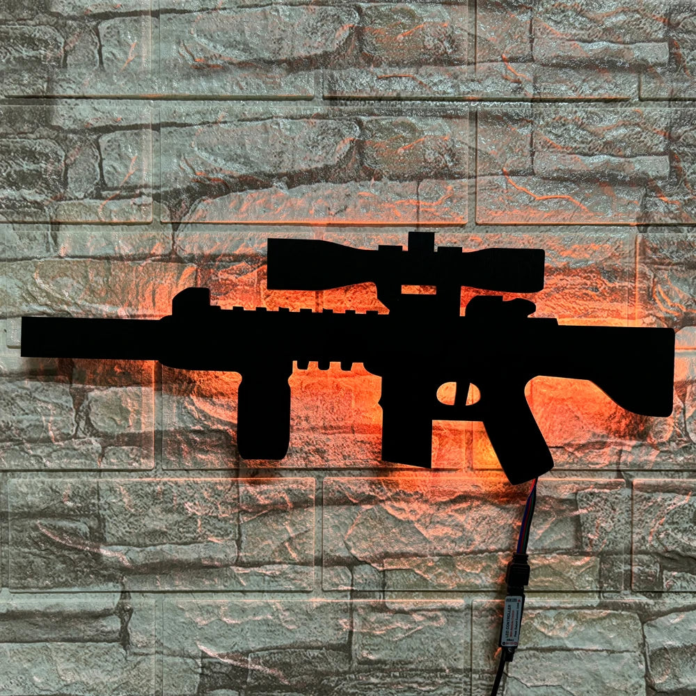 Lampada da Parete LED 3D Gun Style