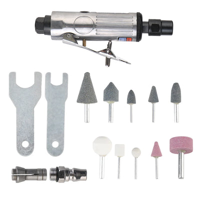 Kit Smerigliatrice Pneumatica Professionale 16 Pezzi