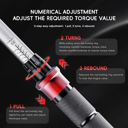 MoveCrab Mechanical Torque Wrench Set 6PCS 5–220N·m