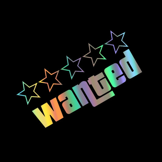 Adesivo "Wanted Laser"