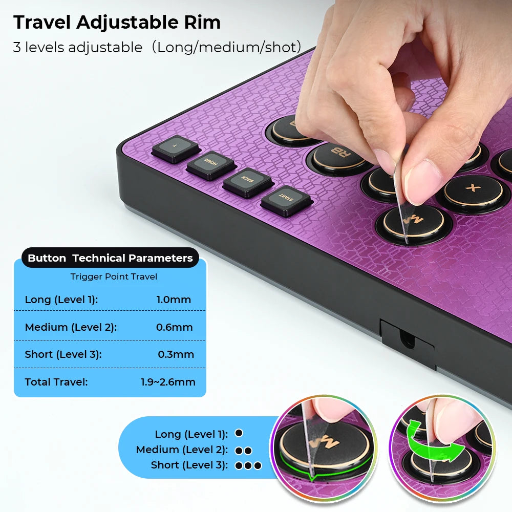 Haute42 C-AS Hitbox Controller con Joystick Integrato