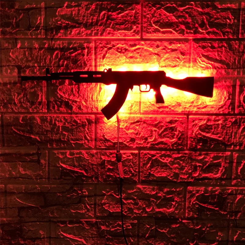 Lampada da Parete LED 3D Gun Style