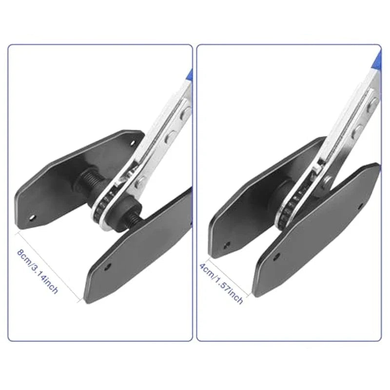 EAFC Caliper Spreader – Strumento Professionale per Pistoni Freno, 360° Rotante