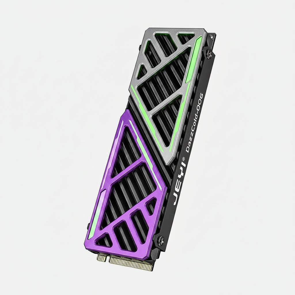Dazzcold-006 — Dissipatore per SSD M.2 2280 in Lega di Magnesio-Alluminio JEYI