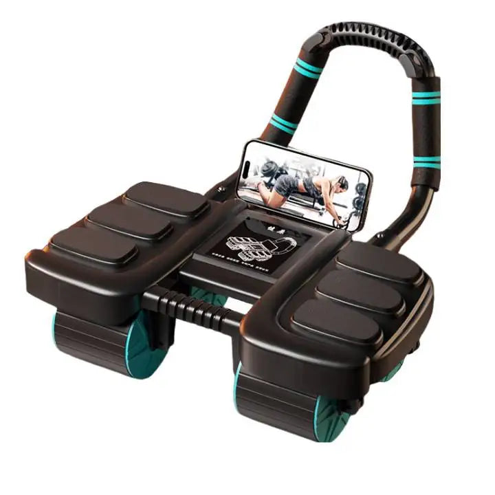 Abdominal Wheel 6 Ruote con Ritorno Automatico