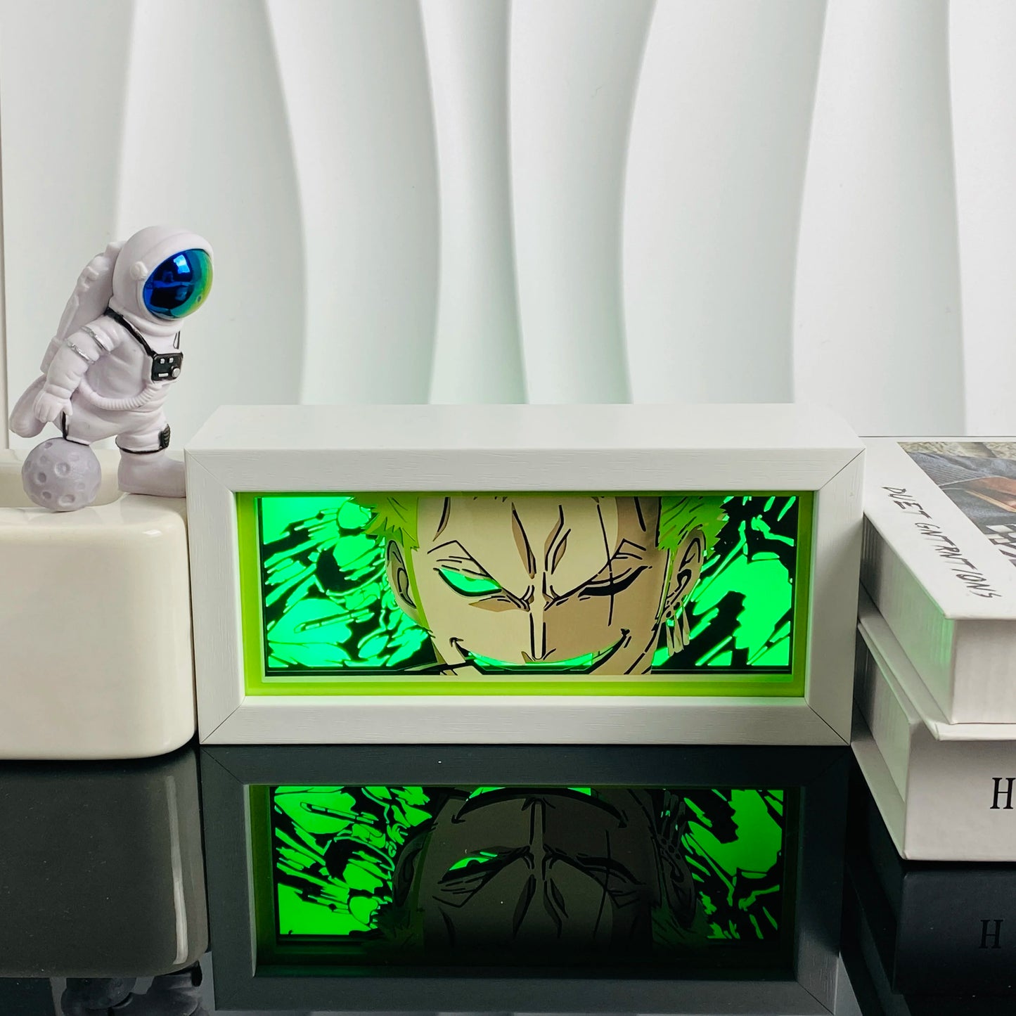 Light Box LED 3D con Intaglio su Carta