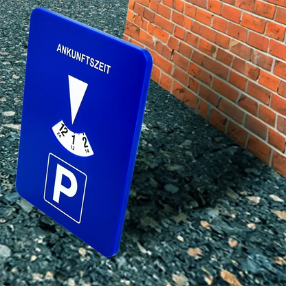 Blue Digital Parking Timer Disc