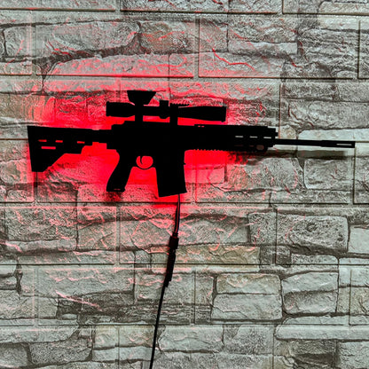Lampada da Parete LED 3D Gun Style