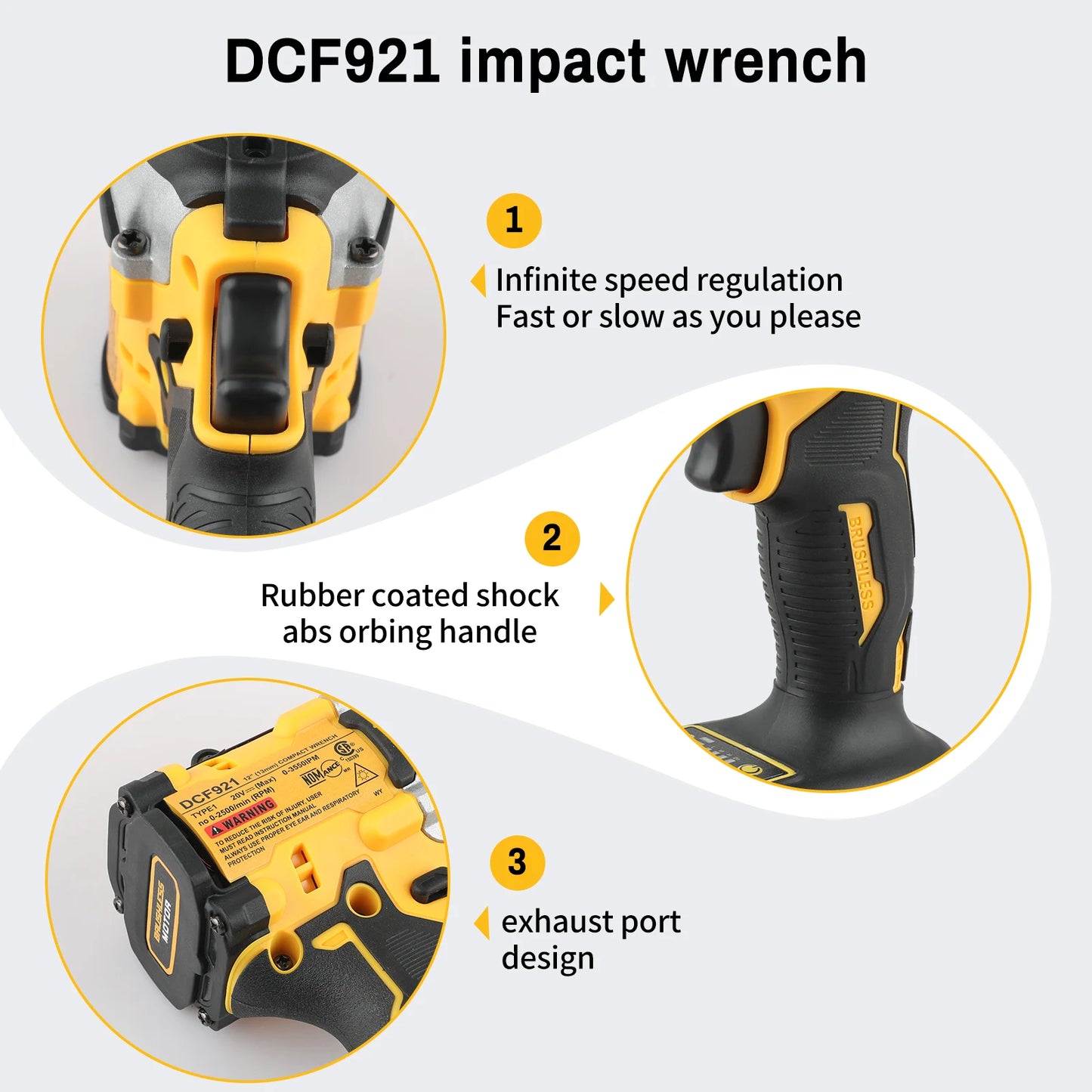 DEWALT DCF921 ATOMIC 20V MAX