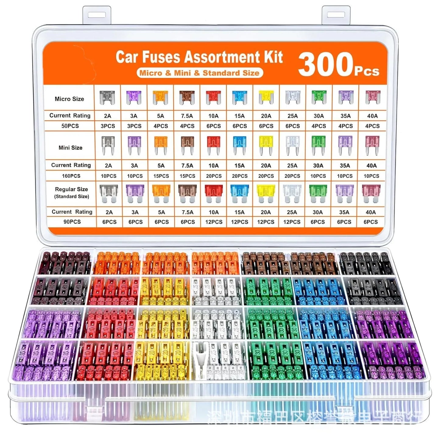 Kit Fusibili Auto 120/180/300 Pezzi