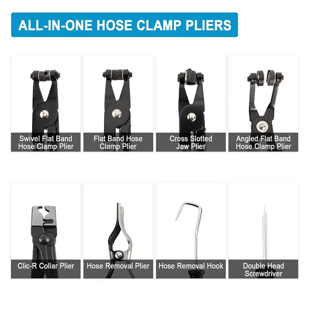 Podofo 9PCS Hose Clamp Pliers Set