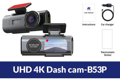 Dash Cam 4K UHD Acceo B35P / B53P – WiFi + GPS + 24H Parking