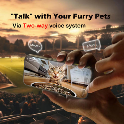 Furpipi Smart Pet Feeder 4L con Telecamera 1080P