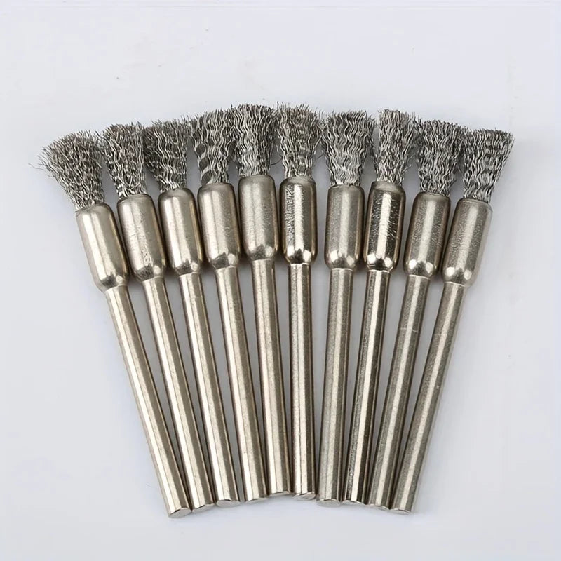 Set Spazzole Filo d'Acciaio Inossidabile