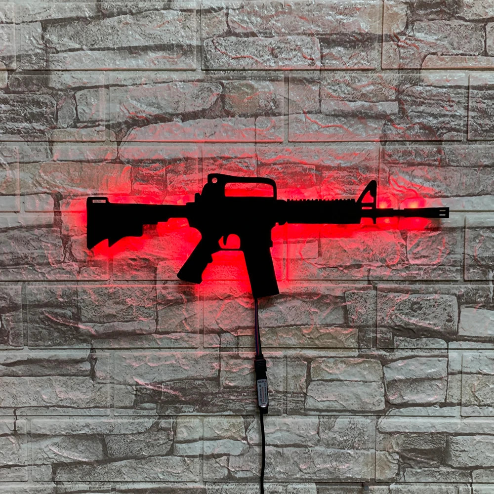 Lampada da Parete LED 3D Gun Style