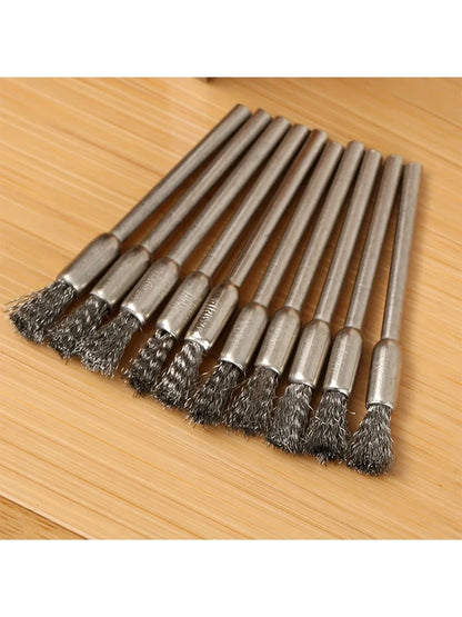 Set Spazzole Filo d'Acciaio Inossidabile