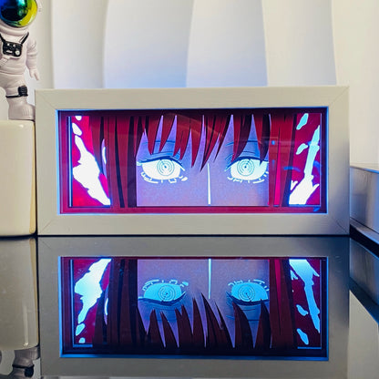 Light Box LED 3D con Intaglio su Carta