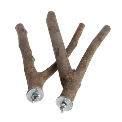 Supporto in Legno per Uccelli – 2 Pezzi