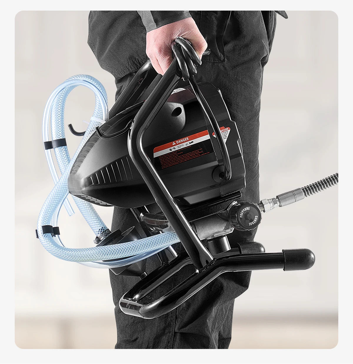 SucceBuy Stand Airless Paint Sprayer 650W 3000 PSI
