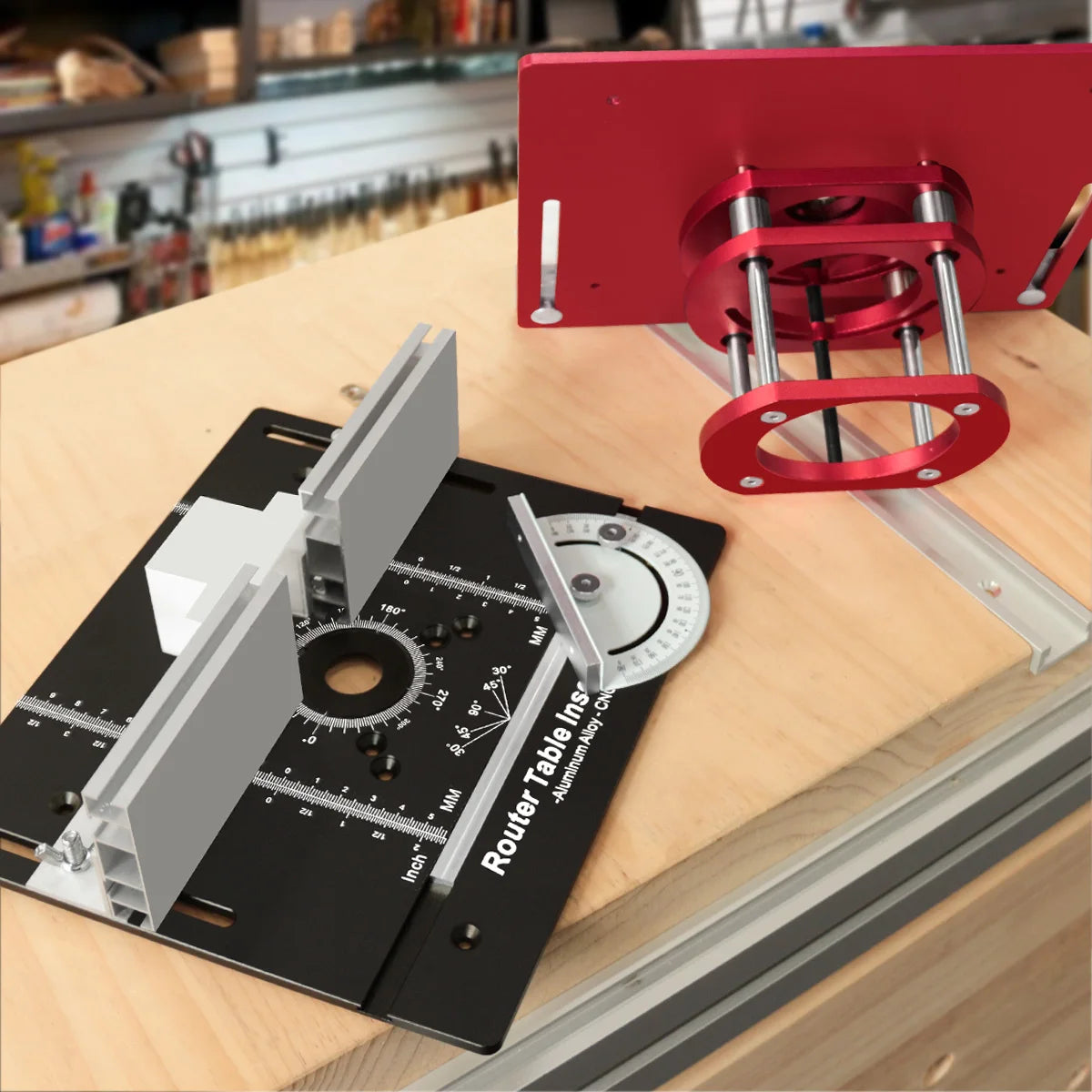 FNICEL Router Table Insert Plate Set