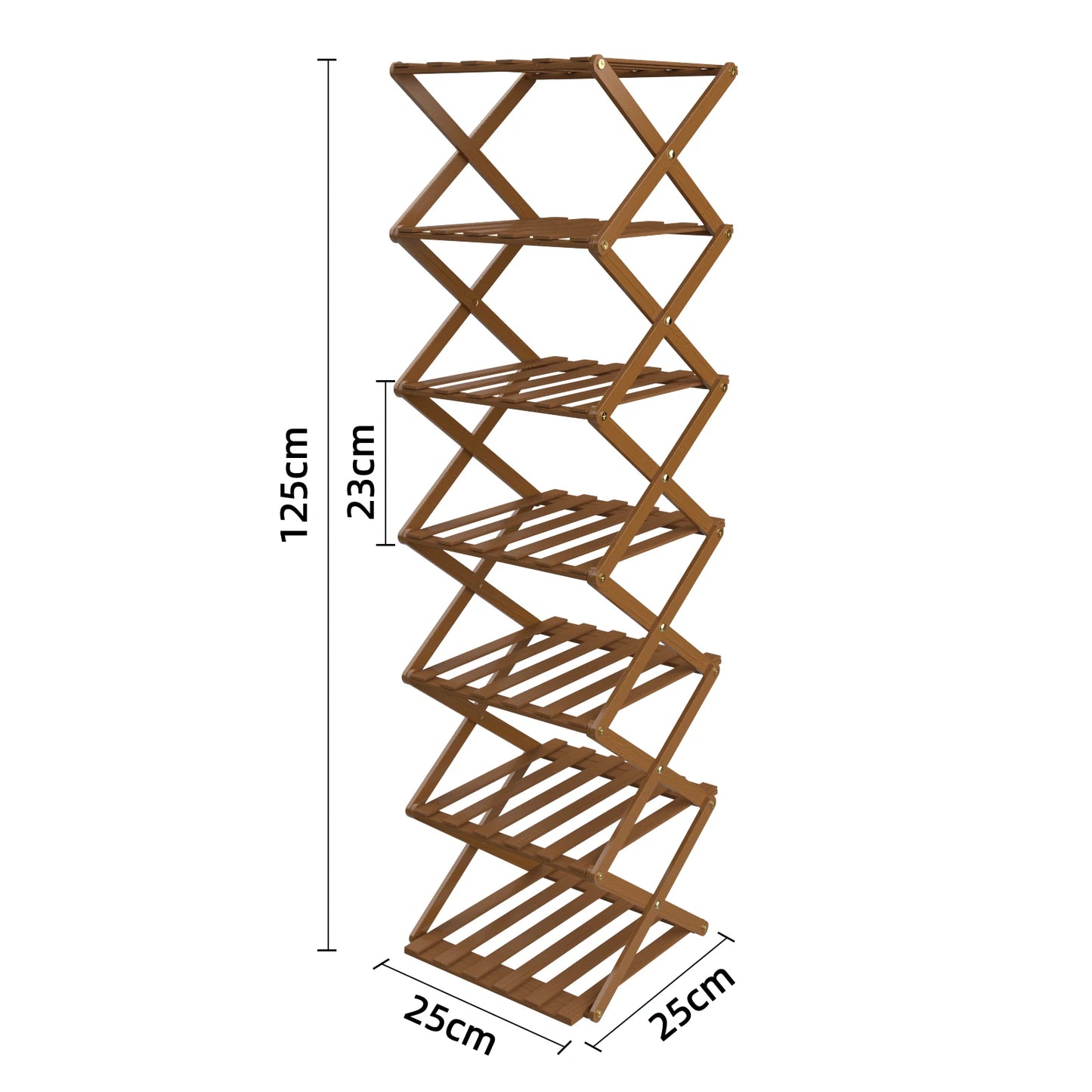 Portascarpe Verticale in Bambù