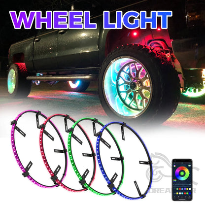Illumina la Strada: Kit Luci LED Phantom per Cerchioni Auto