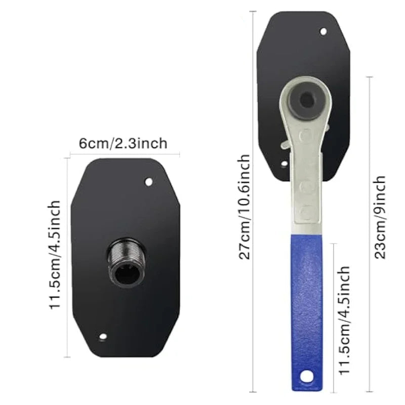 EAFC Caliper Spreader – Strumento Professionale per Pistoni Freno, 360° Rotante