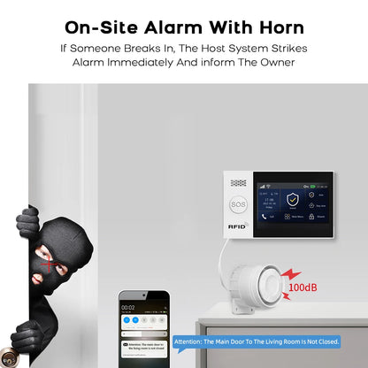 PGST 107-4G Wireless Home Security Alarm System