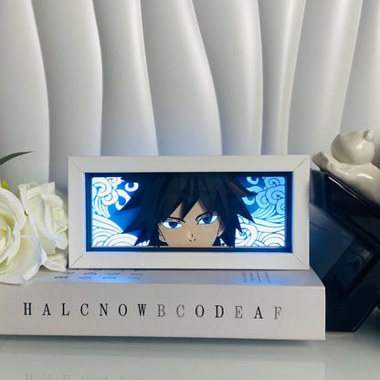Light Box LED 3D con Intaglio su Carta