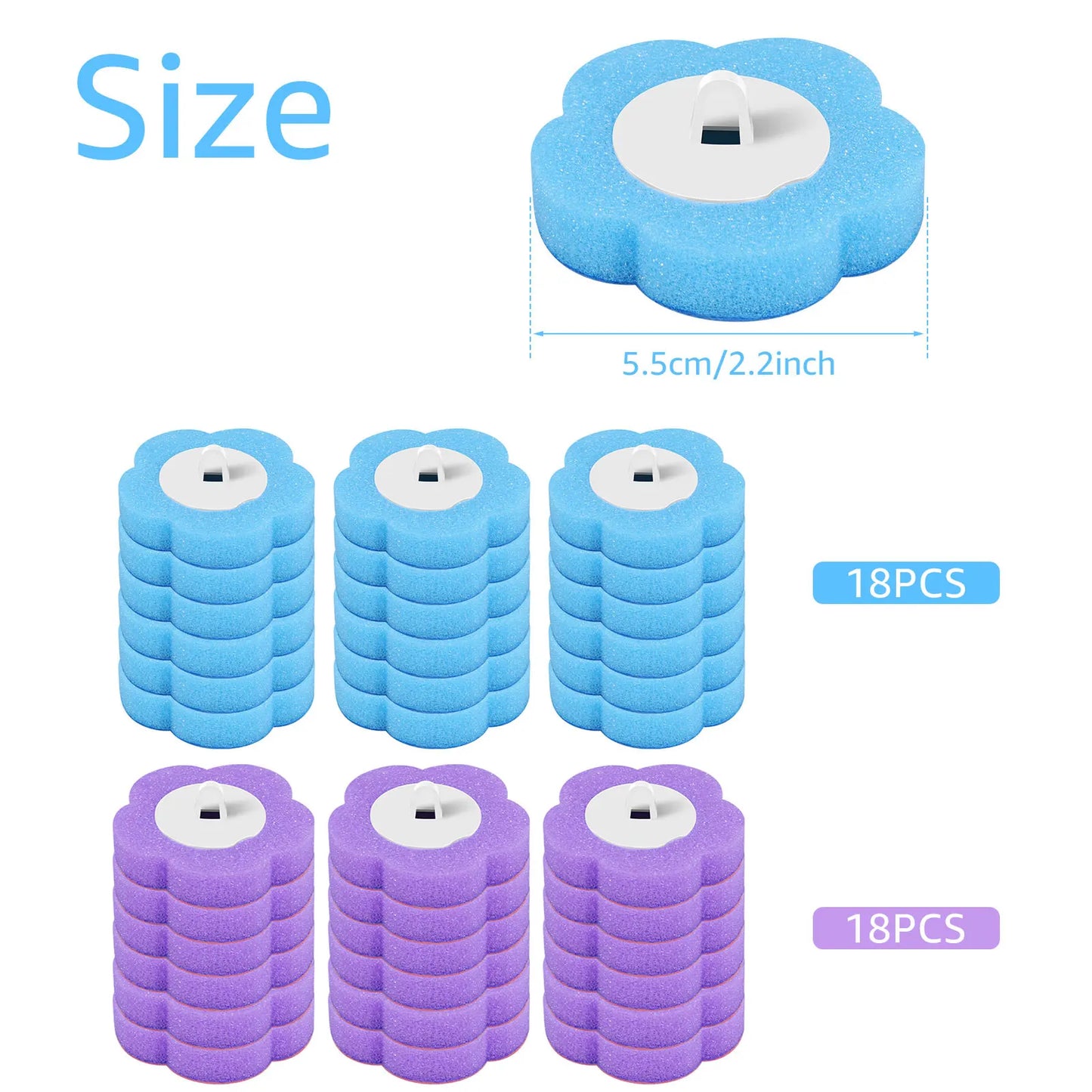 Kit Spazzolone WC con Testine Monouso